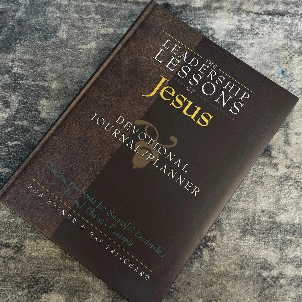 Leadership Lessons of Jesus Bob Briner Ray Pritchard Devotional Journal NEW